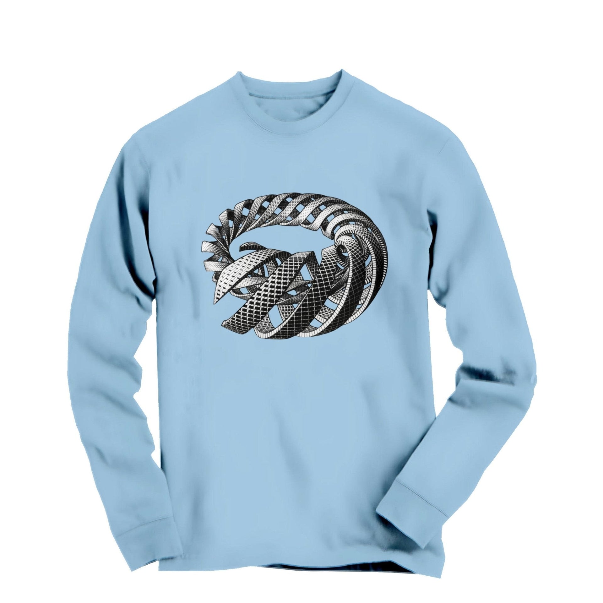 M.C. Escher Spirals Art Long Sleeve Tee - Greatest Artists - Harvey Ltd