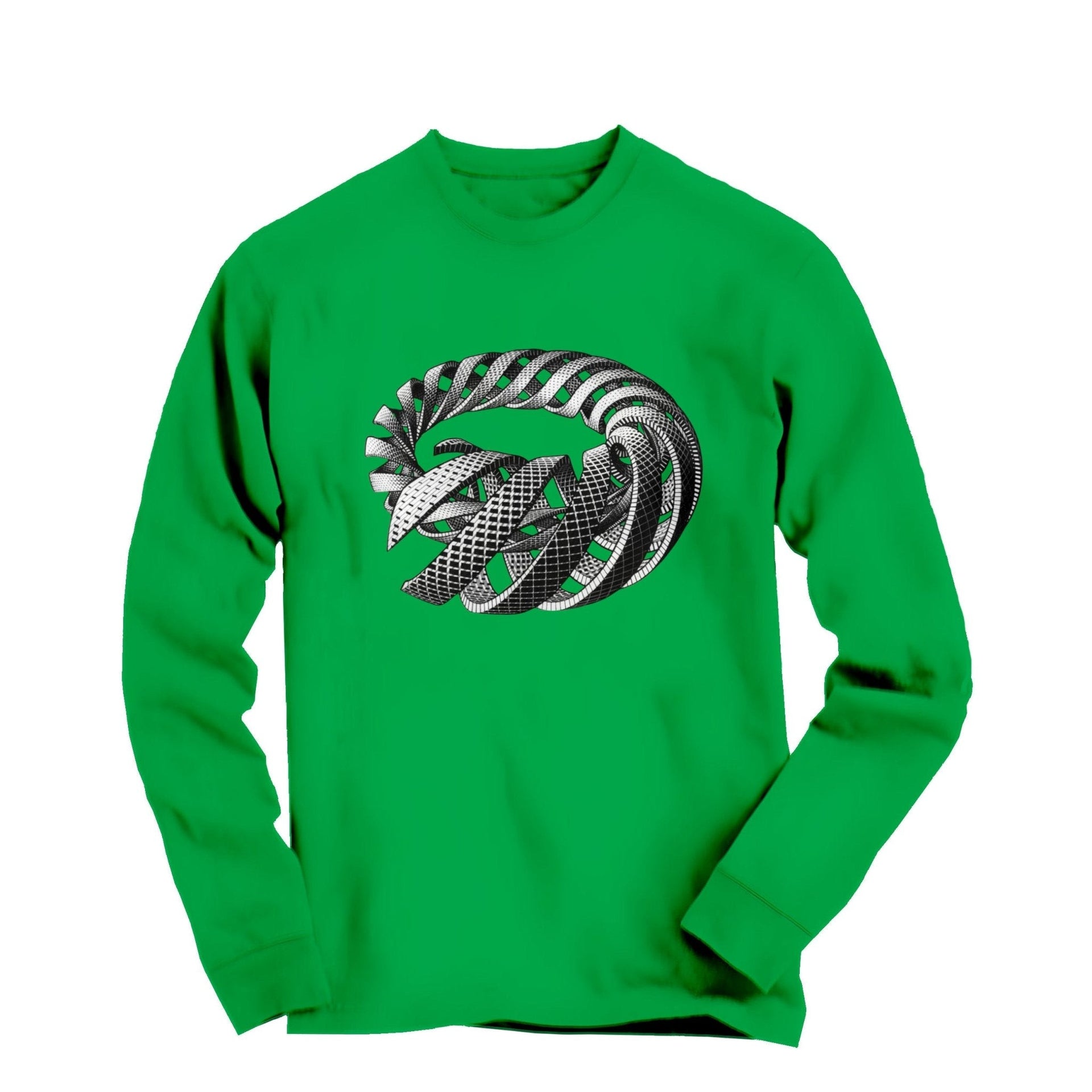 M.C. Escher Spirals Art Long Sleeve Tee - Greatest Artists - Harvey Ltd