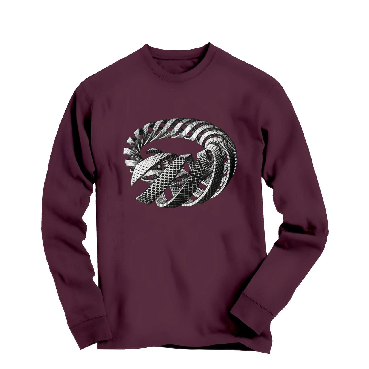 M.C. Escher Spirals Art Long Sleeve Tee - Greatest Artists - Harvey Ltd