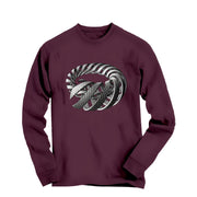 M.C. Escher Spirals Art Long Sleeve Tee - Greatest Artists - Harvey Ltd