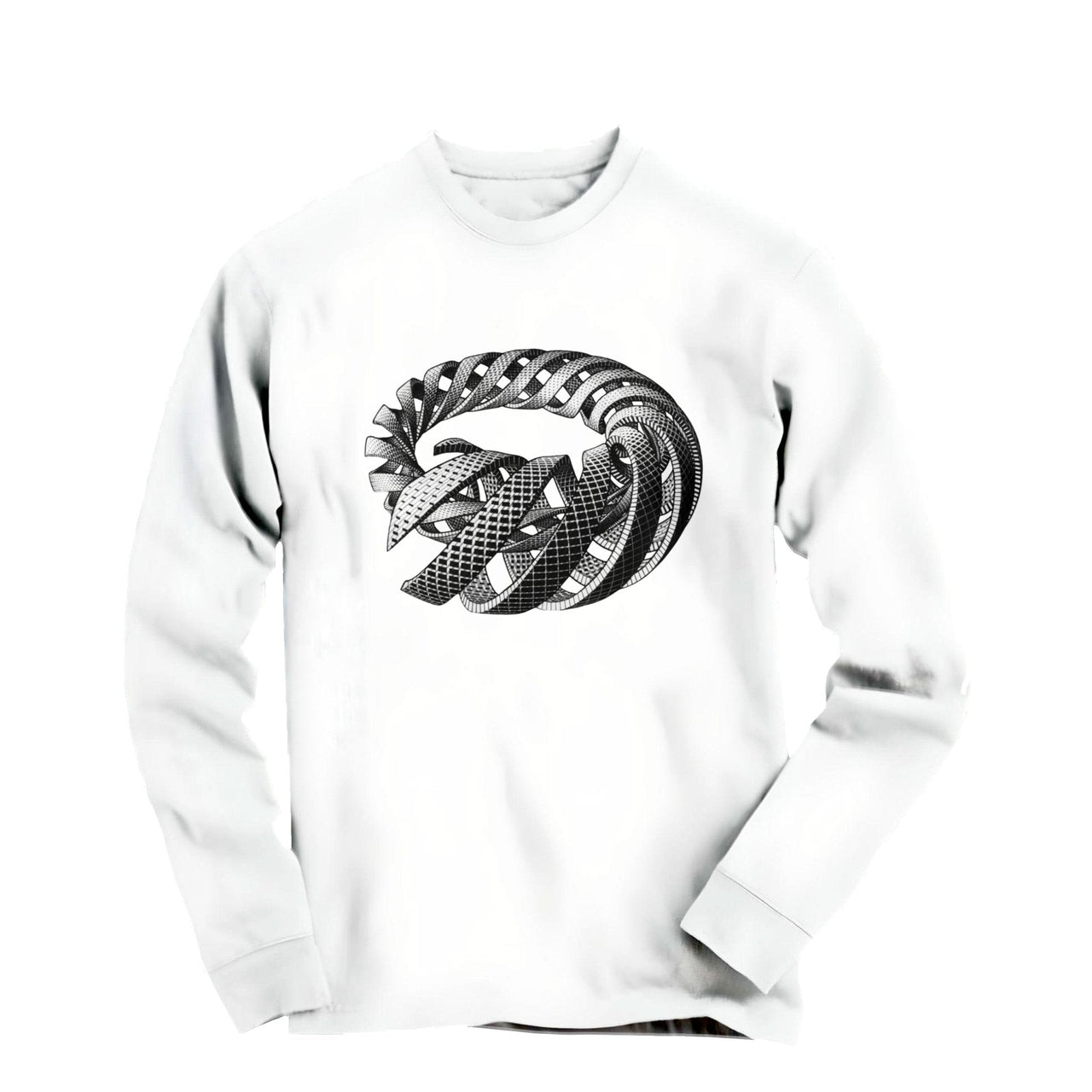 M.C. Escher Spirals Art Long Sleeve Tee - Greatest Artists - Harvey Ltd