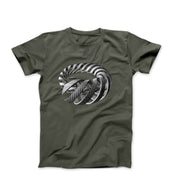 M.C. Escher Spirals Art T-Shirt - Greatest Artists - Harvey Ltd