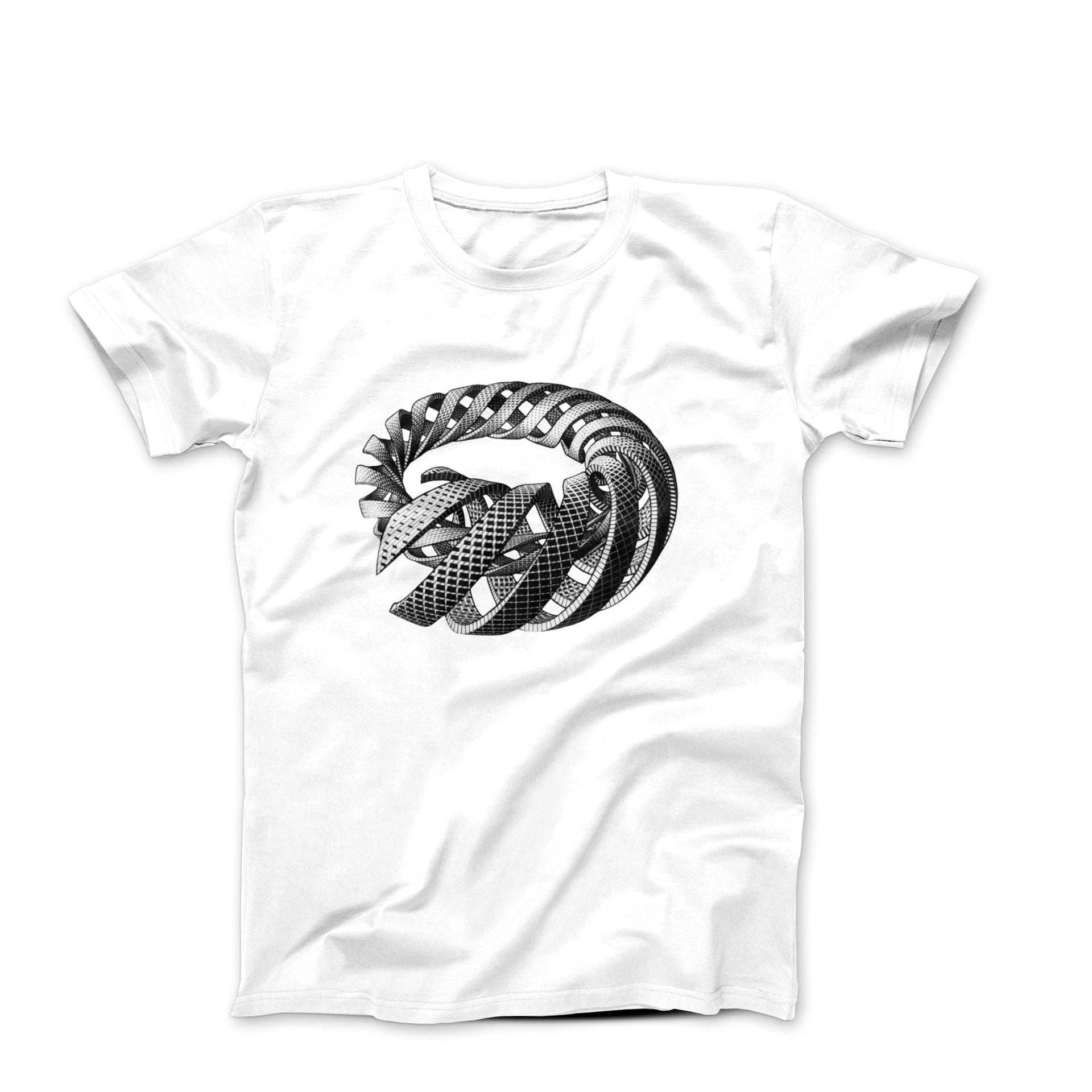 M.C. Escher Spirals Art T-Shirt - Greatest Artists - Harvey Ltd