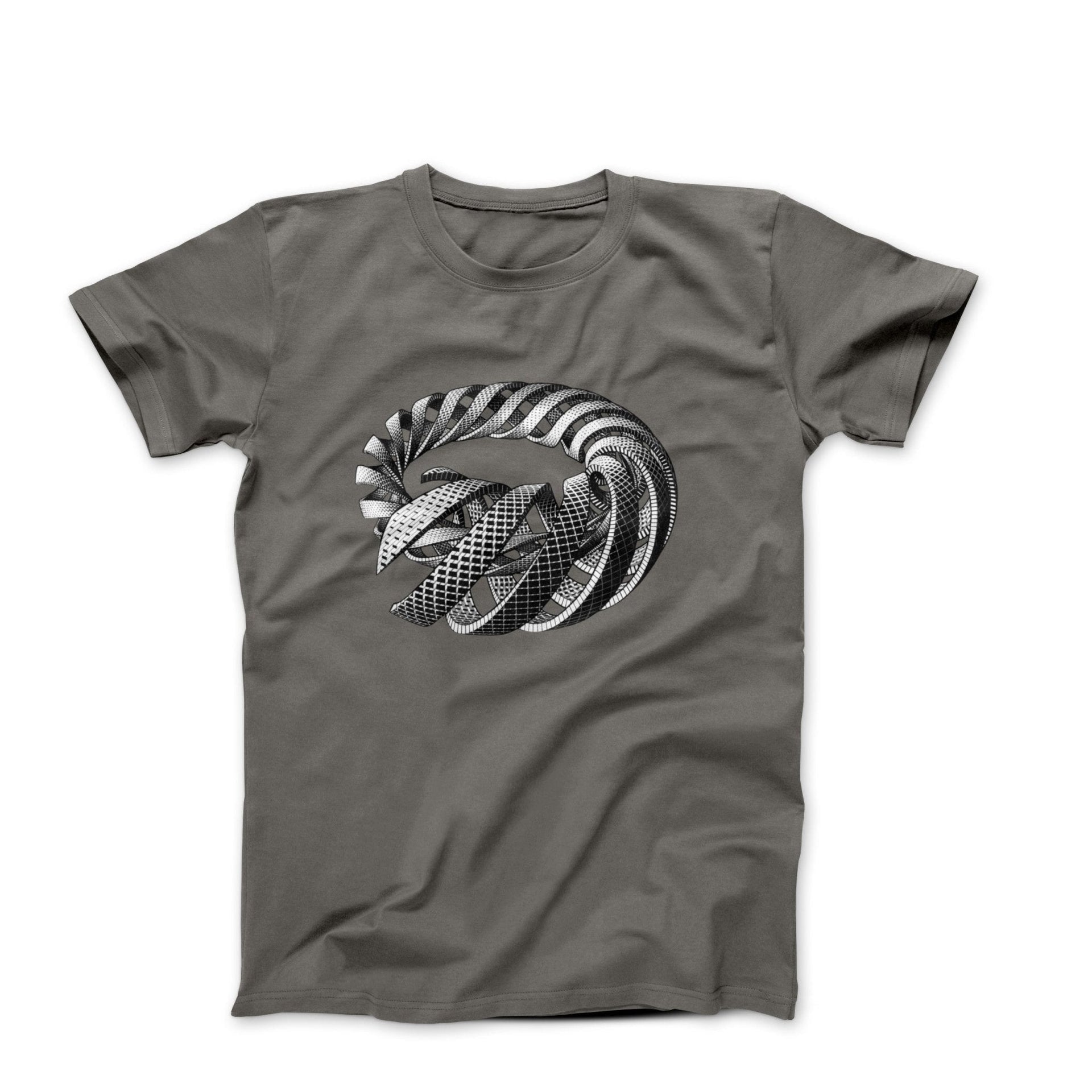 M.C. Escher Spirals Art T-Shirt - Greatest Artists - Harvey Ltd