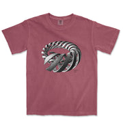M.C. Escher Spirals Garment - Dyed T-Shirt - Greatest Artists - Harvey Ltd
