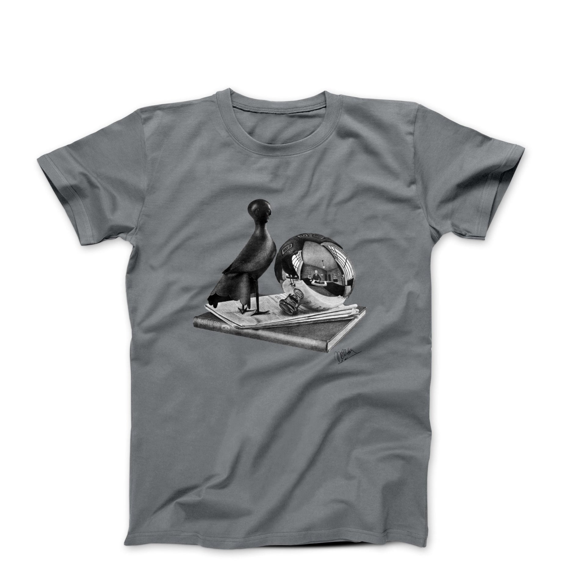 M.C. Escher Still Life with Spherical Mirror T-shirt - Greatest Artists - Harvey Ltd