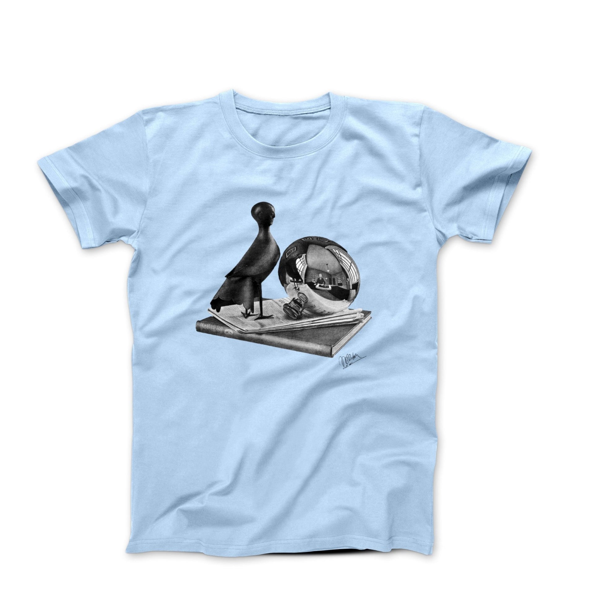 M.C. Escher Still Life with Spherical Mirror T-shirt - Greatest Artists - Harvey Ltd