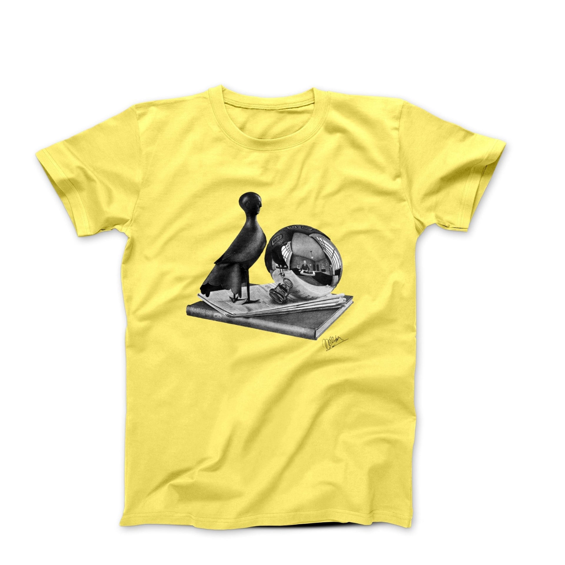 M.C. Escher Still Life with Spherical Mirror T-shirt - Greatest Artists - Harvey Ltd