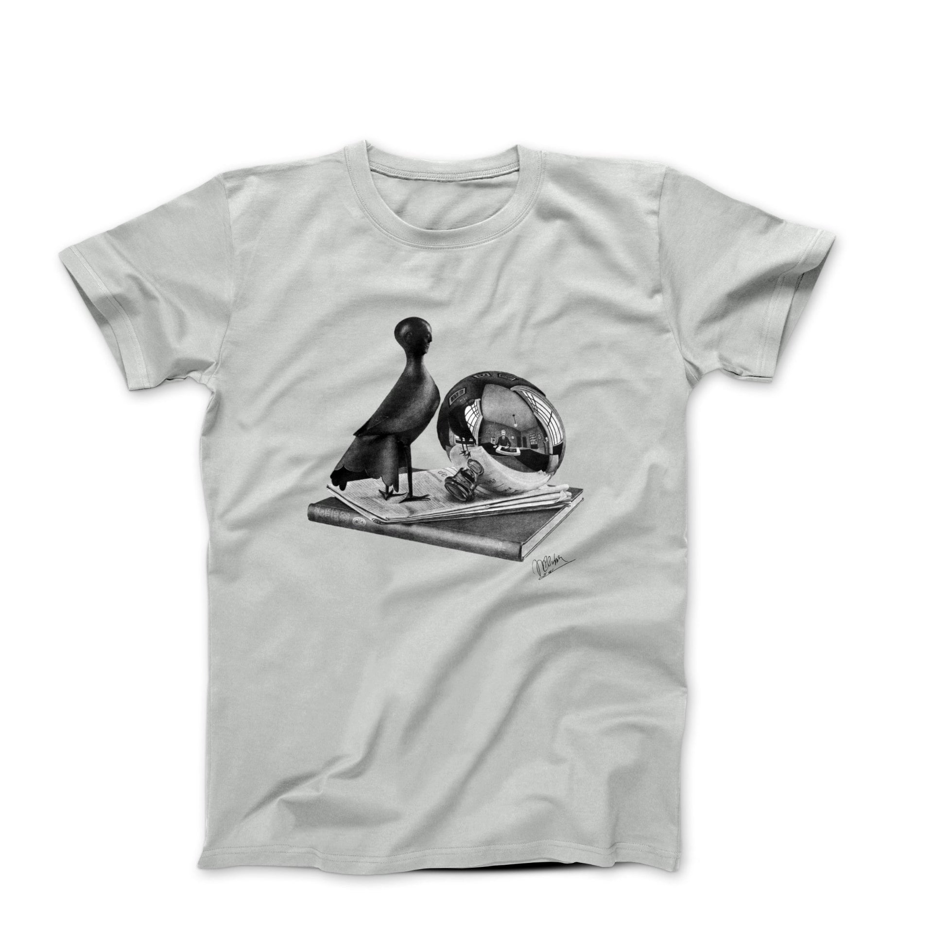 M.C. Escher Still Life with Spherical Mirror T-shirt - Greatest Artists - Harvey Ltd