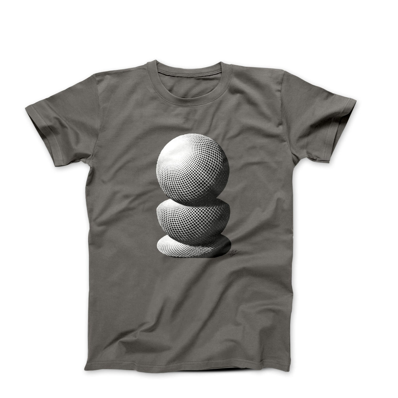 M.C. Escher Three Spheres (1946) Artwork T-shirt - Greatest Artists - Harvey Ltd