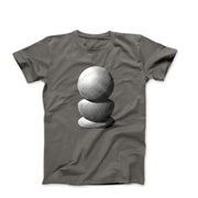 M.C. Escher Three Spheres (1946) Artwork T-shirt - Greatest Artists - Harvey Ltd