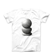 M.C. Escher Three Spheres (1946) Artwork T-shirt - Greatest Artists - Harvey Ltd
