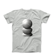 M.C. Escher Three Spheres (1946) Artwork T-shirt - Greatest Artists - Harvey Ltd