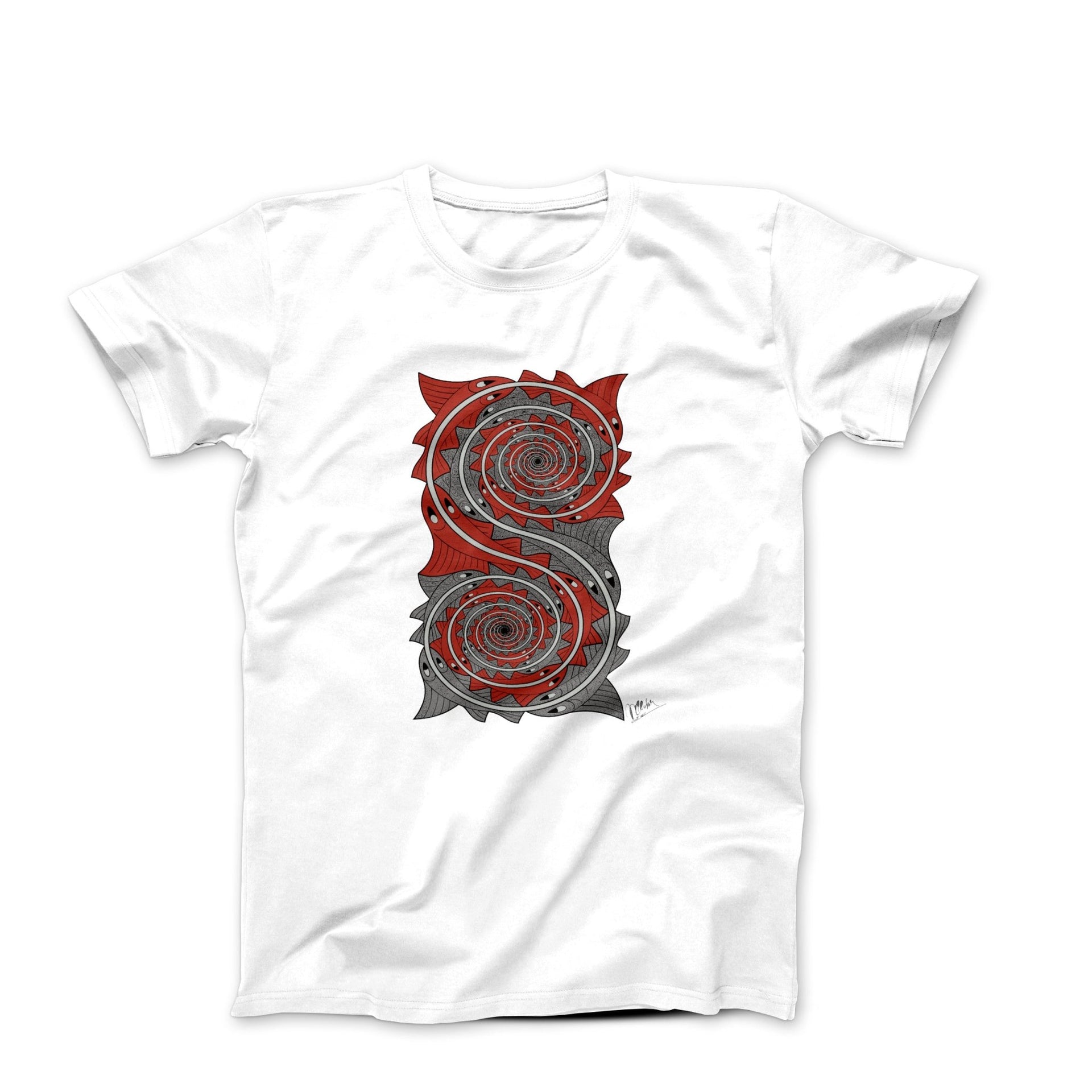 M.C. Escher Whirlpools Artwork T-shirt - Greatest Artists - Harvey Ltd