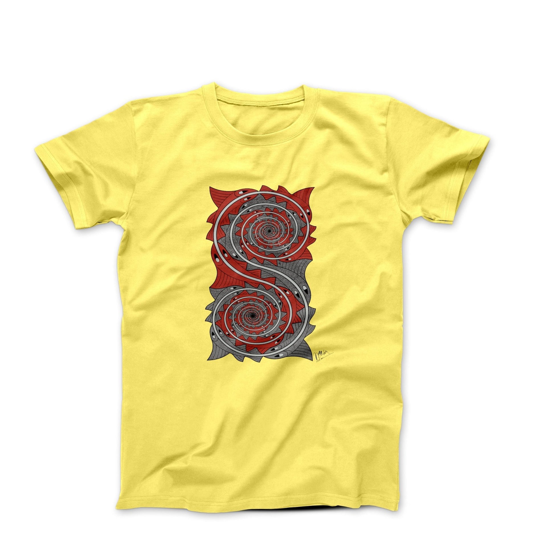 M.C. Escher Whirlpools Artwork T-shirt - Greatest Artists - Harvey Ltd