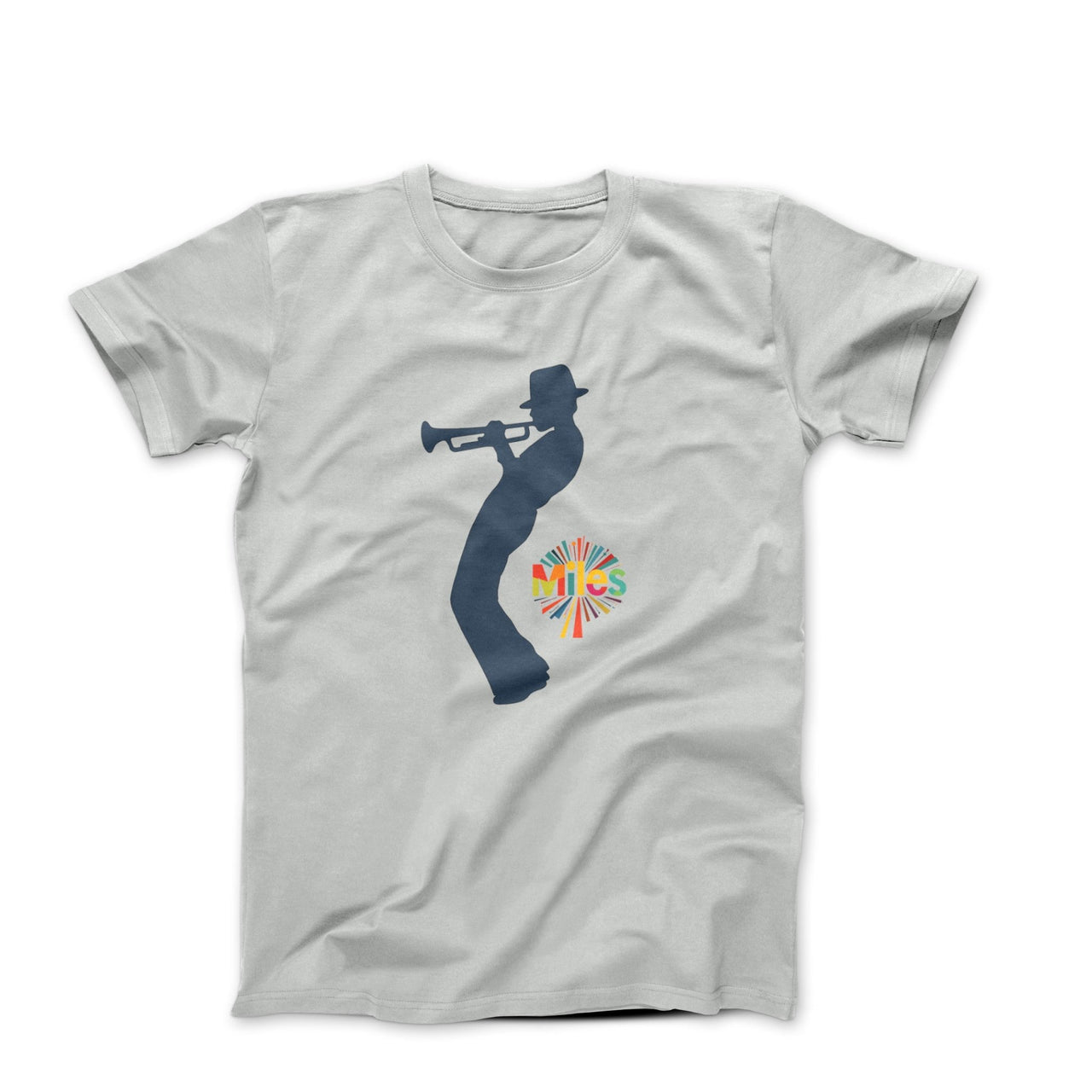 Miles Davis With His Trumpet Sketch T-shirt - Comics, Movies & Music - Harvey Ltd