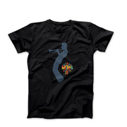 Miles Davis With His Trumpet Sketch T-shirt - Comics, Movies & Music - Harvey Ltd
