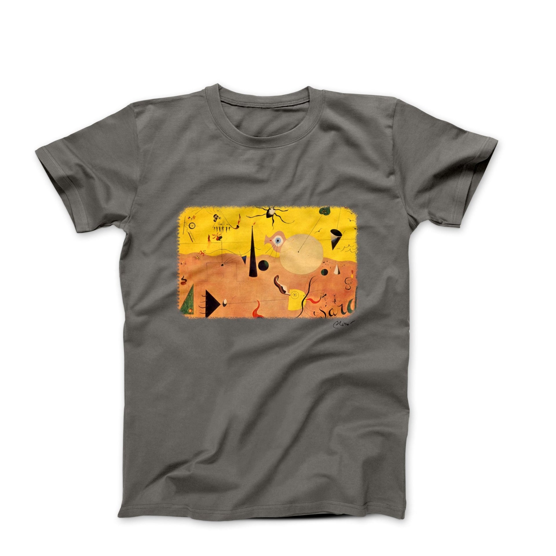 Miró Catalan Landscape (The Hunter) T-Shirt - Greatest Artists - Harvey Ltd
