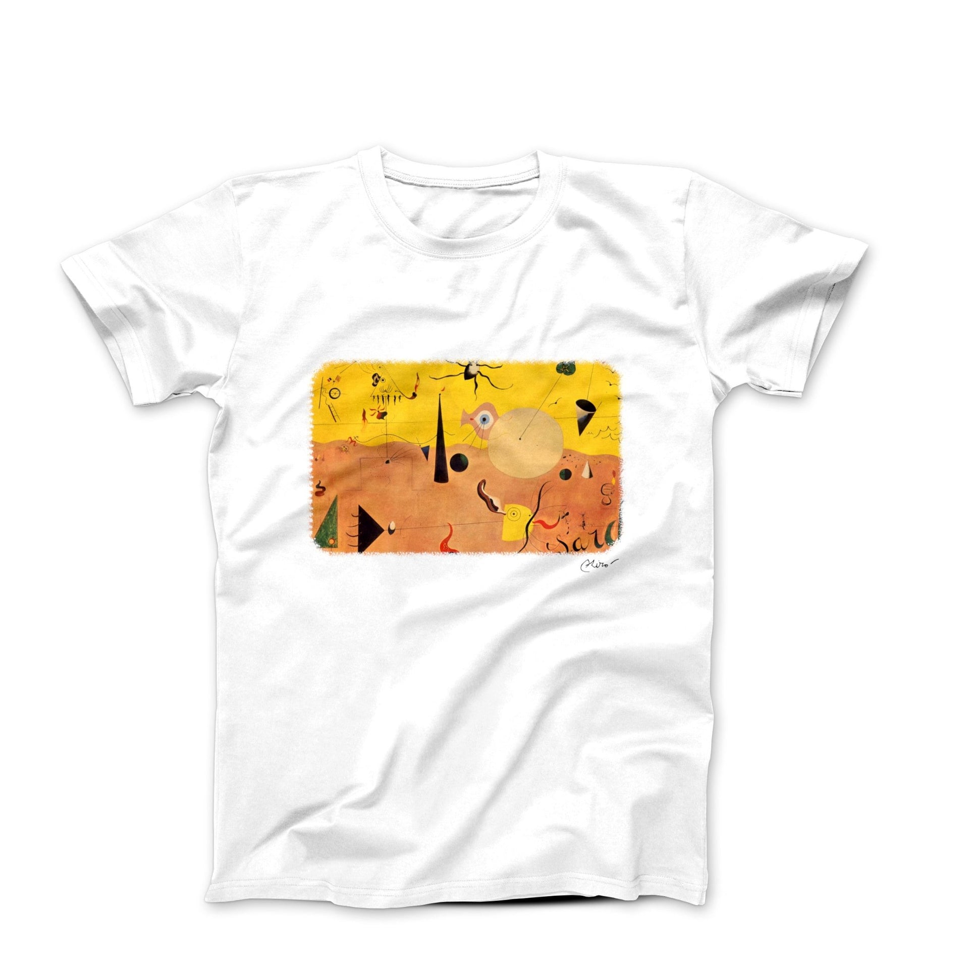 Miró Catalan Landscape (The Hunter) T-Shirt - Greatest Artists - Harvey Ltd