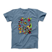 Miró Colorful Fish Artwork T-Shirt - Greatest Artists - Harvey Ltd