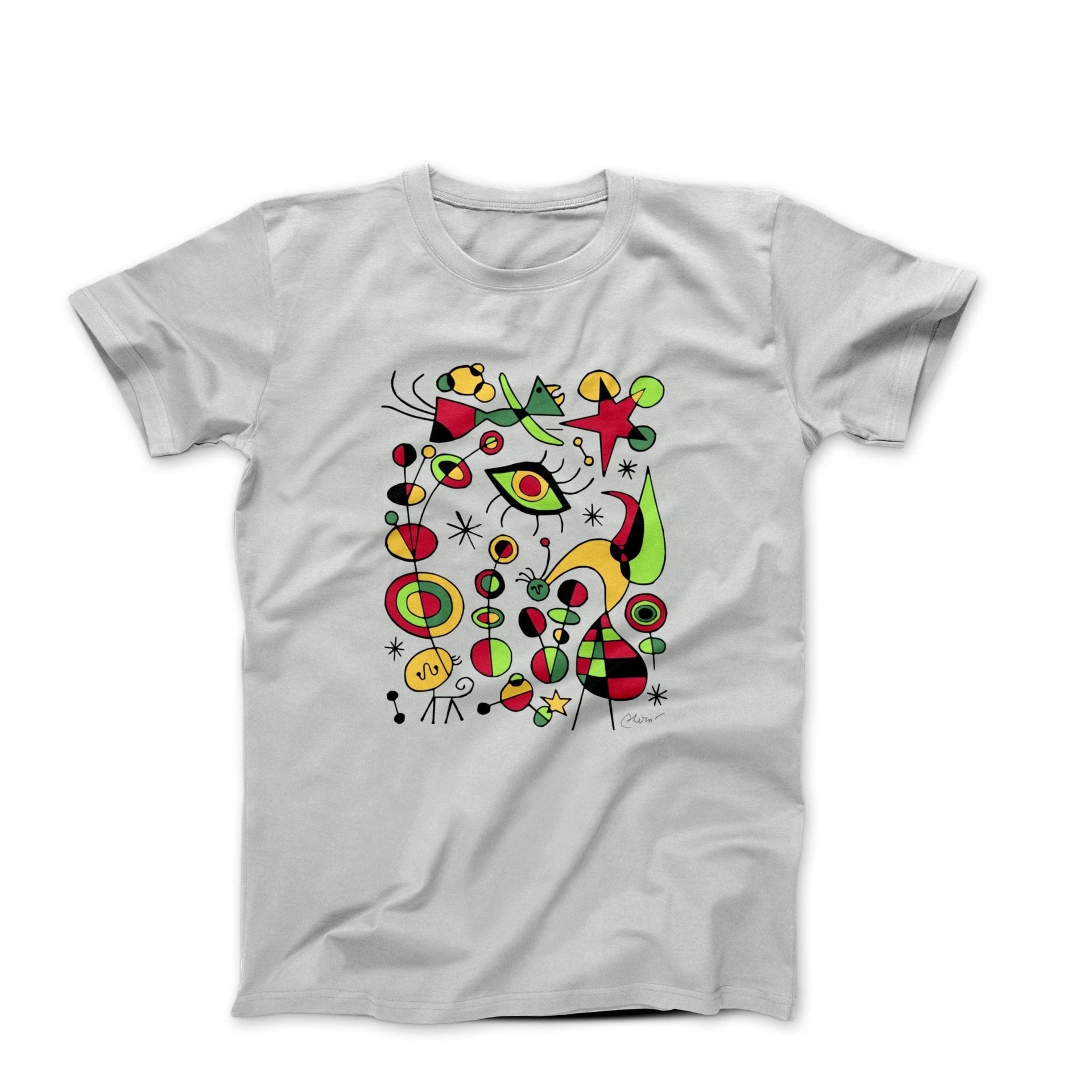Miró Colorful Fish Artwork T-Shirt - Greatest Artists - Harvey Ltd