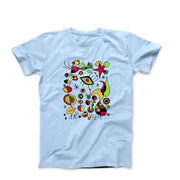 Miró Colorful Fish Artwork T-Shirt - Greatest Artists - Harvey Ltd