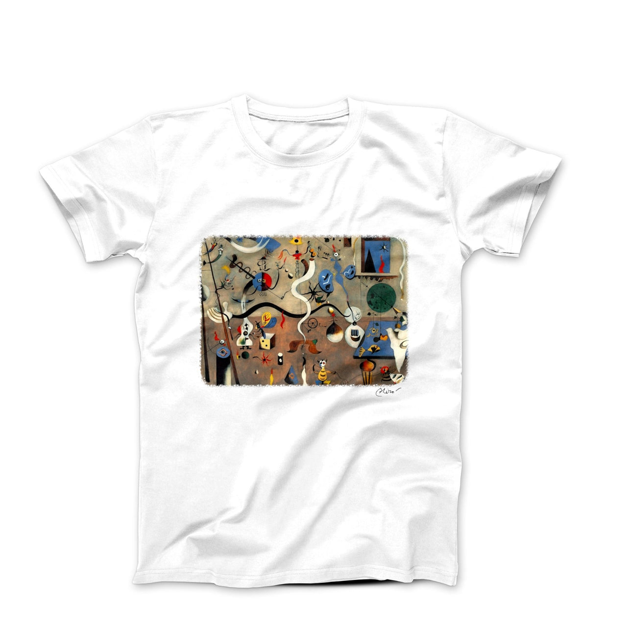 Miró Harlequin's Carnival 1925 Artwork T-Shirt - Greatest Artists - Harvey Ltd