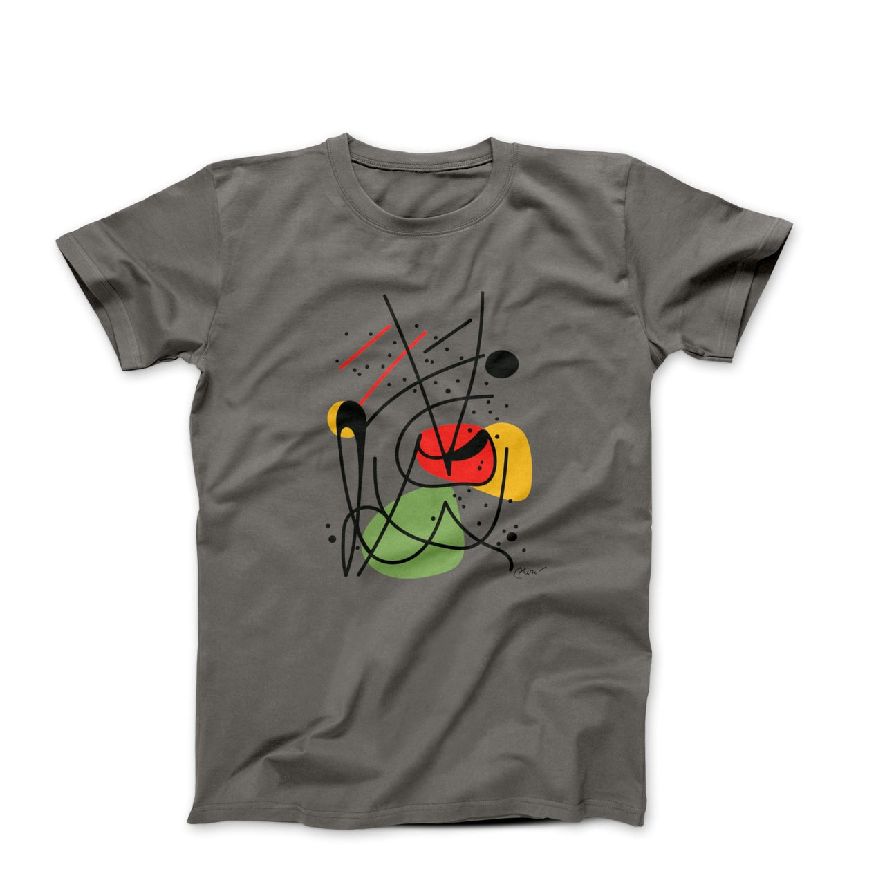 Miró Lithograph (1944) Abstract T-Shirt - Greatest Artists - Harvey Ltd
