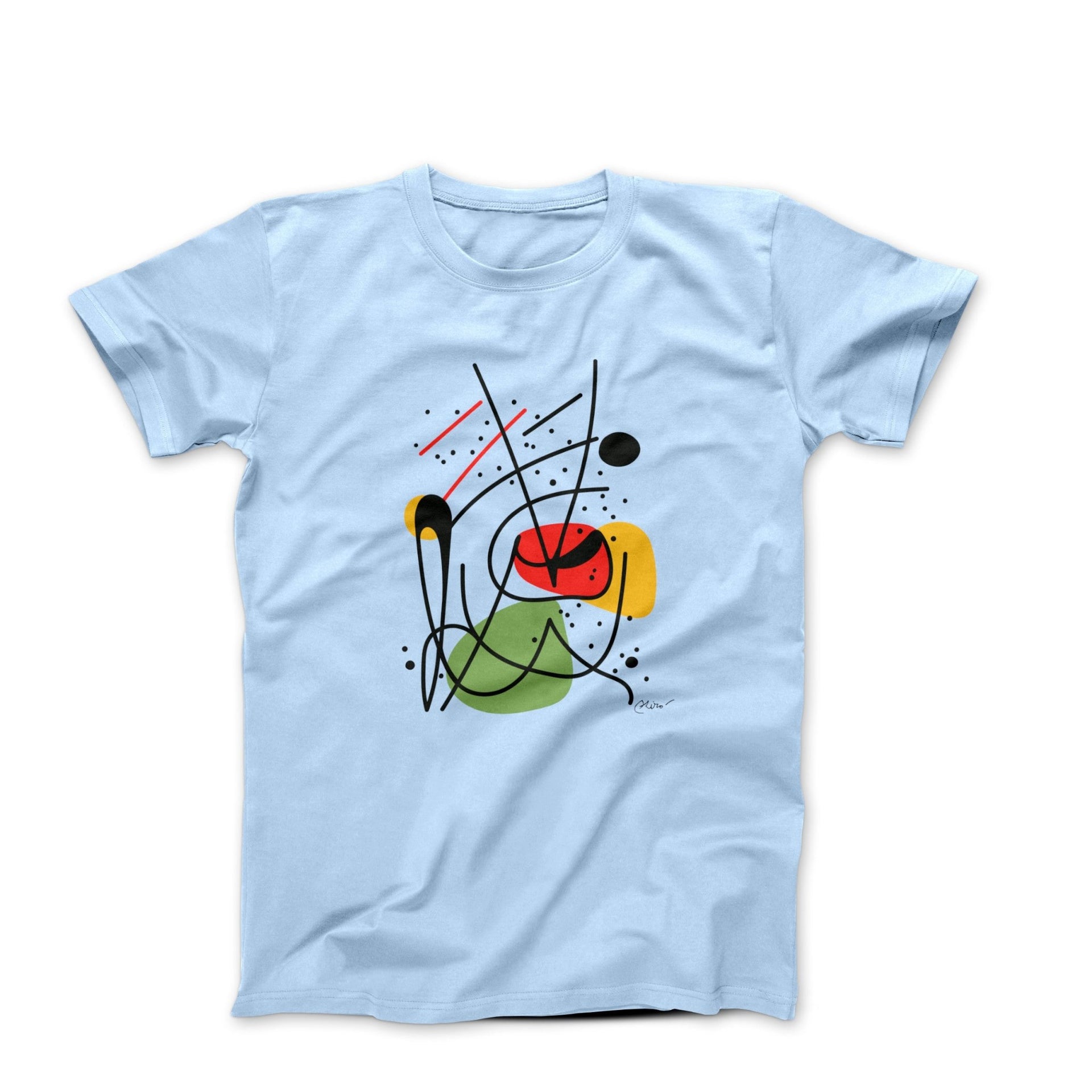 Miró Lithograph (1944) Abstract T-Shirt - Greatest Artists - Harvey Ltd