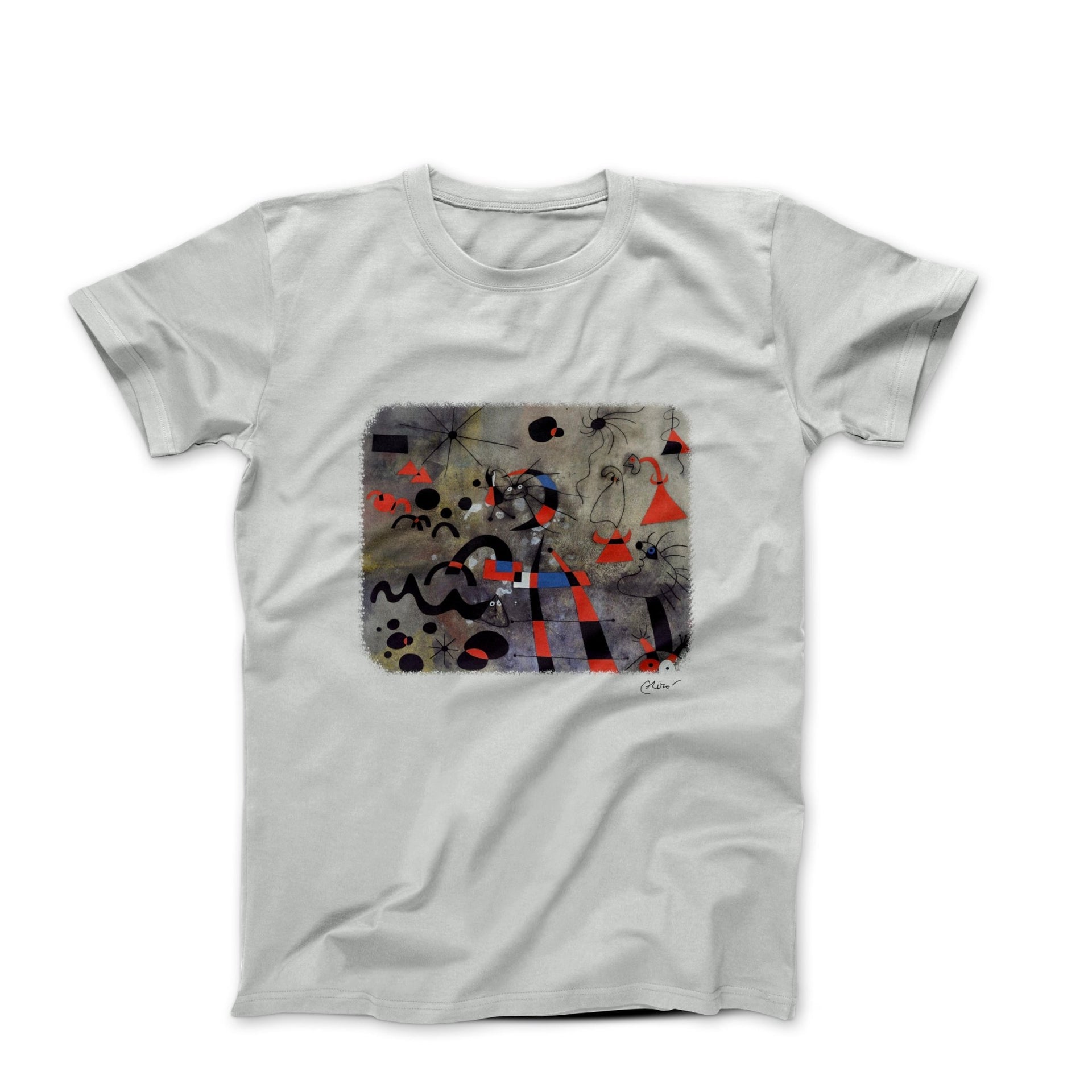 Miró The Escape Ladder 1940 Artwork T-Shirt - Greatest Artists - Harvey Ltd