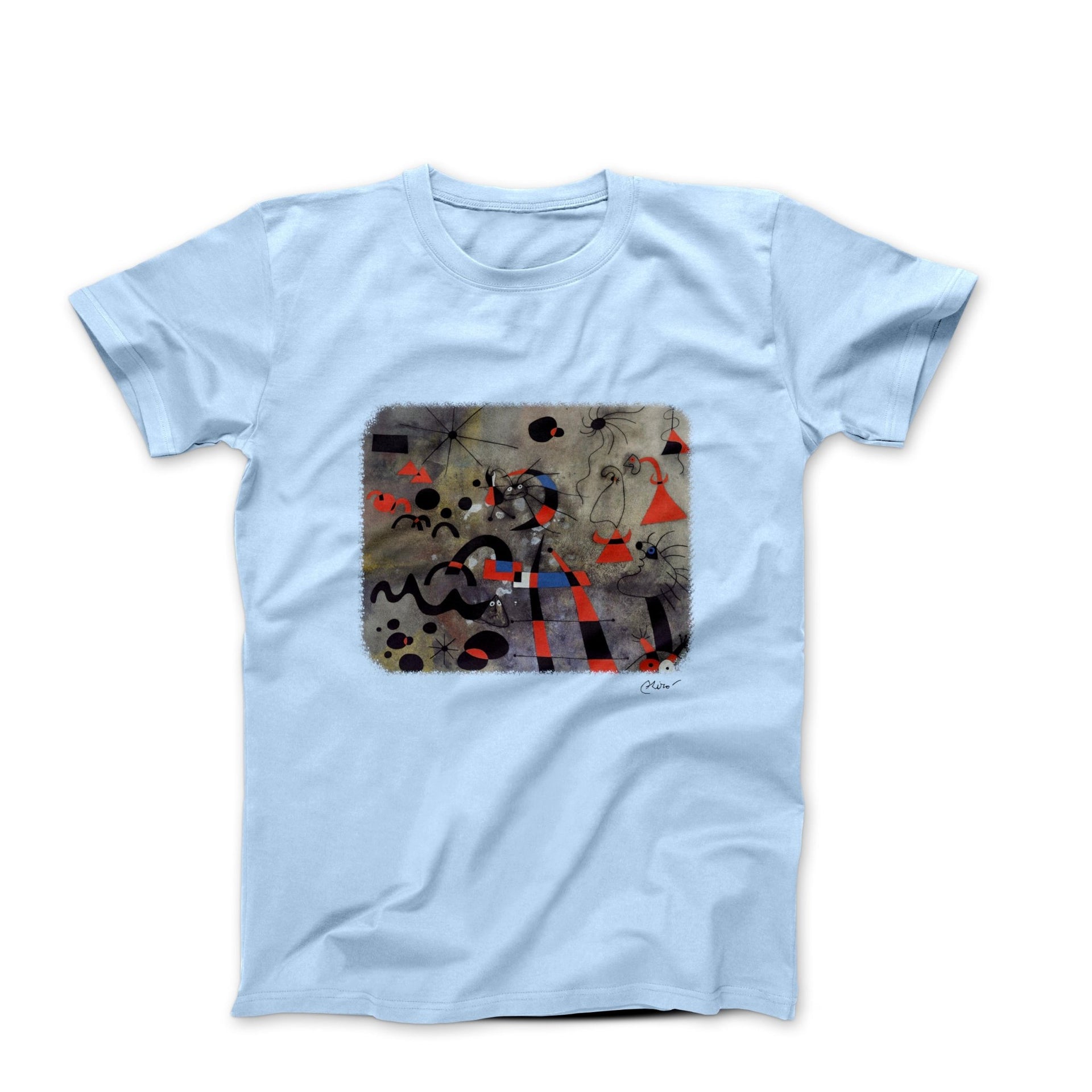 Miró The Escape Ladder 1940 Artwork T-Shirt - Greatest Artists - Harvey Ltd