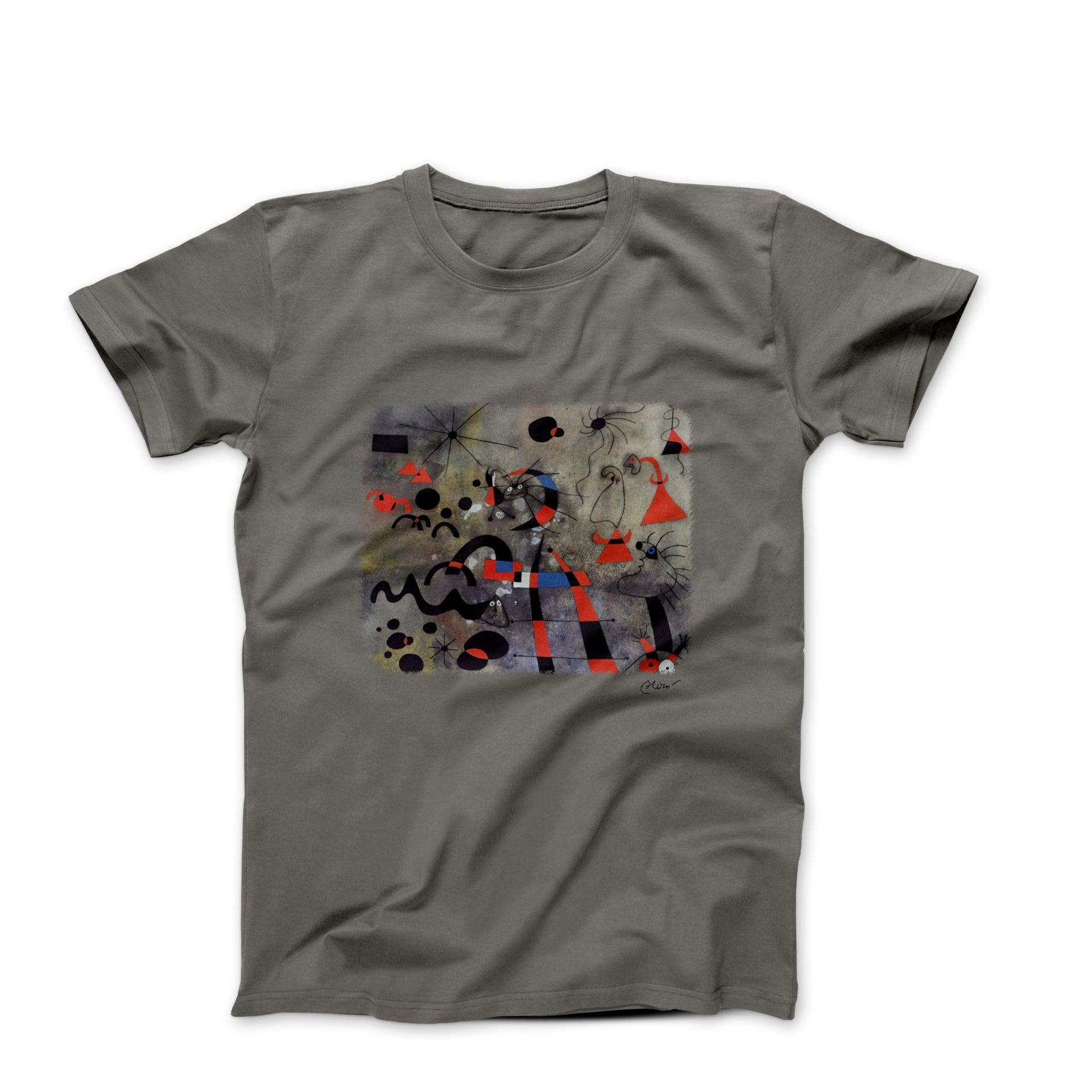 Miró The Escape Ladder 1940 Artwork T-Shirt - Greatest Artists - Harvey Ltd
