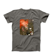 Miró Woman and Bird in the Moonlight 1949 Artwork T-Shirt - Greatest Artists - Harvey Ltd