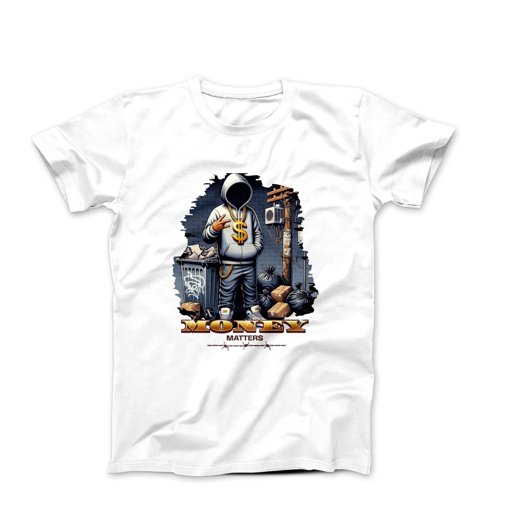 Money Matters Illustration T-shirt - Humorous, Lifestyle & Others - Harvey Ltd