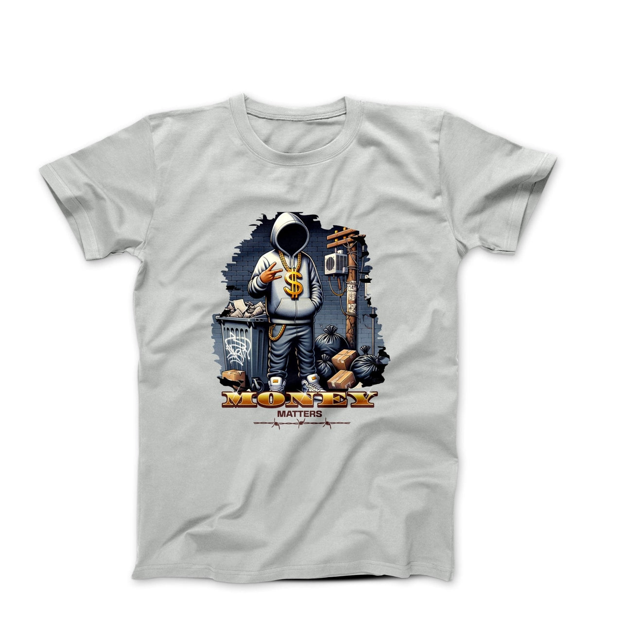 Money Matters Illustration T-shirt - Humorous, Lifestyle & Others - Harvey Ltd