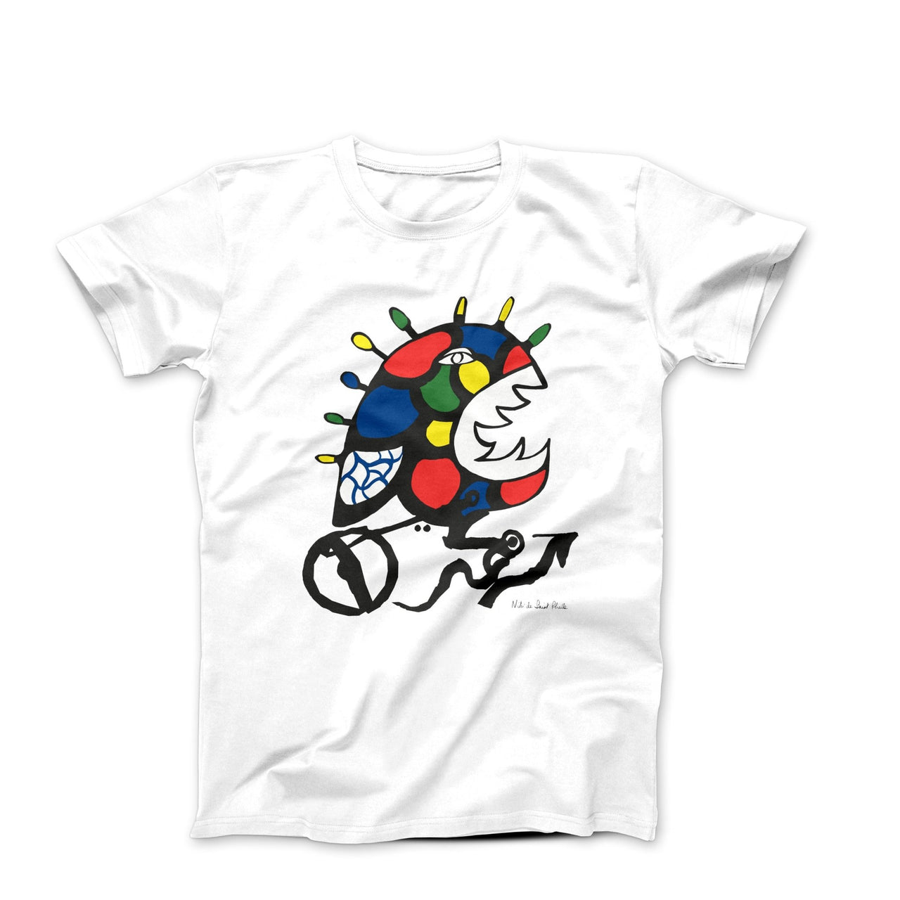 Niki de Saint Phalle Exhibition Art (1989) T-shirt - Greatest Artists - Harvey Ltd