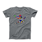 Niki de Saint Phalle Monkey With Mango (2000) Art T-shirt - Greatest Artists - Harvey Ltd