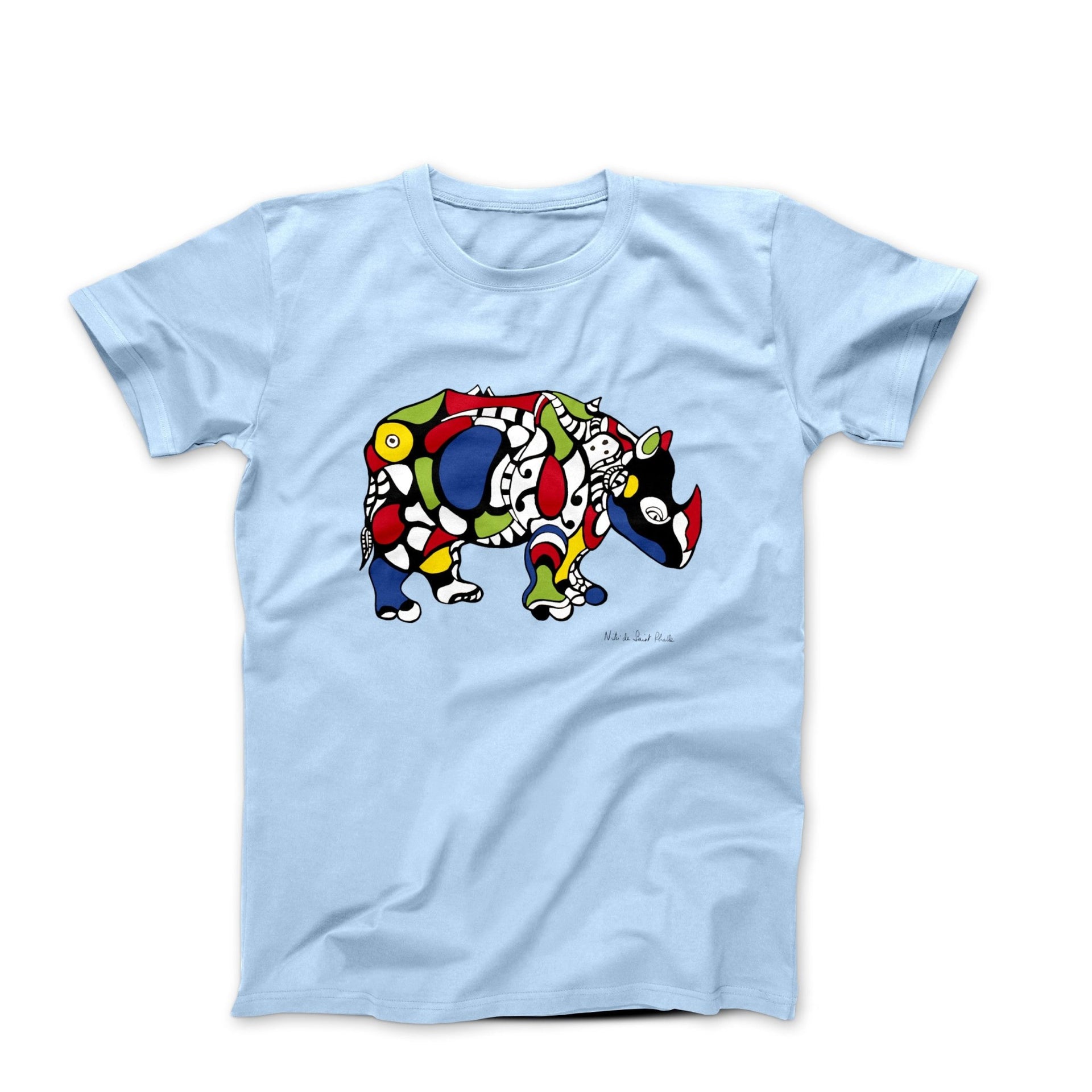 Niki de Saint Phalle Rhinoceros (1998) Art T-shirt - Greatest Artists - Harvey Ltd