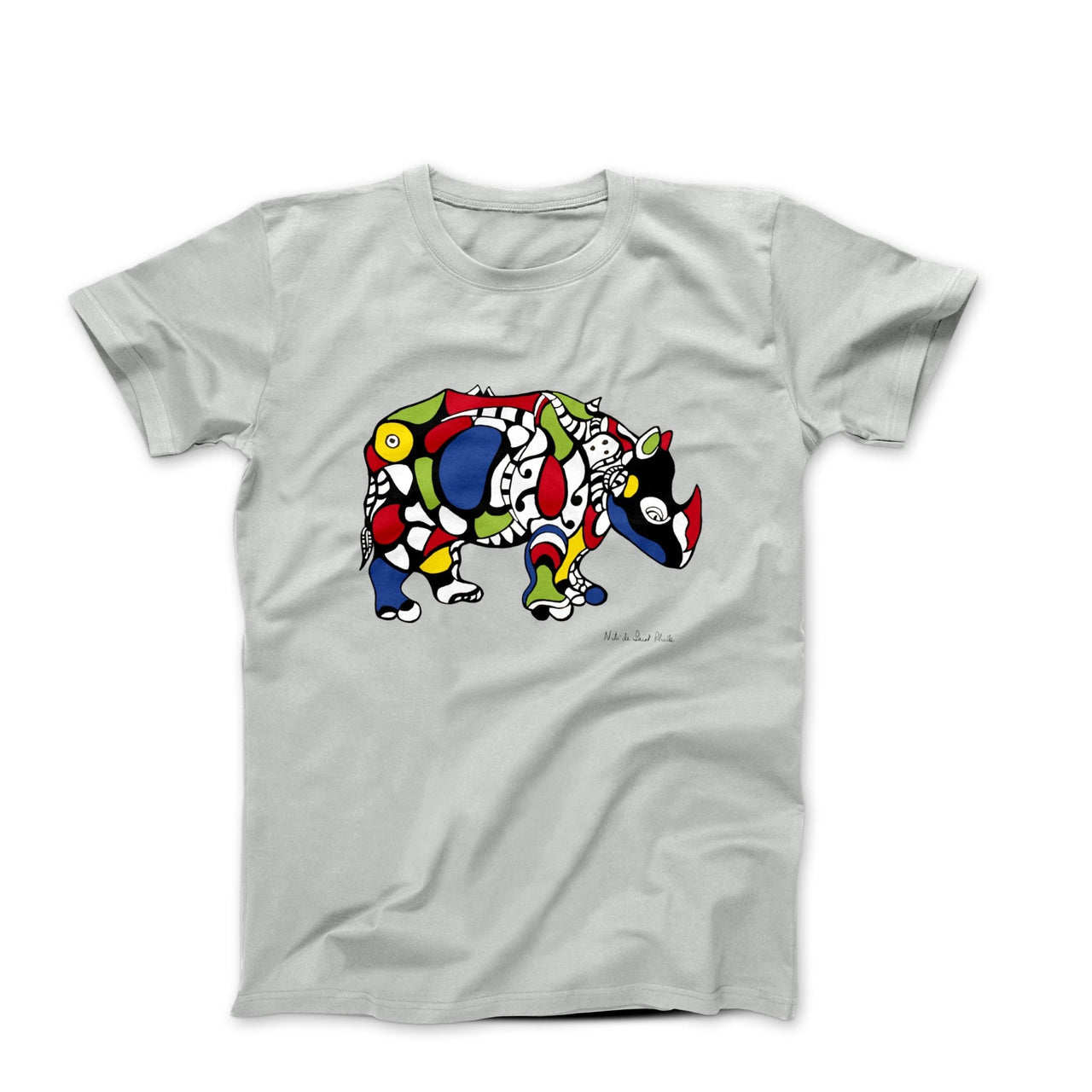 Niki de Saint Phalle Rhinoceros (1998) Art T-shirt - Greatest Artists - Harvey Ltd