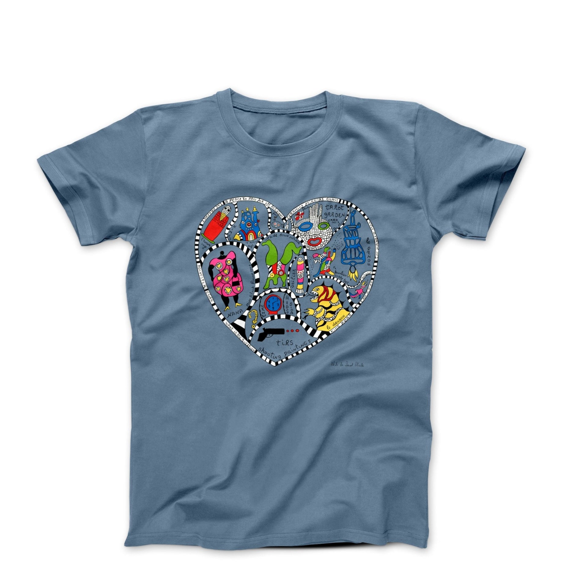 Niki de Saint Phalle The Girl, The Monster and The Goddess (1966) Art T - shirt - Clothing - Harvey Ltd