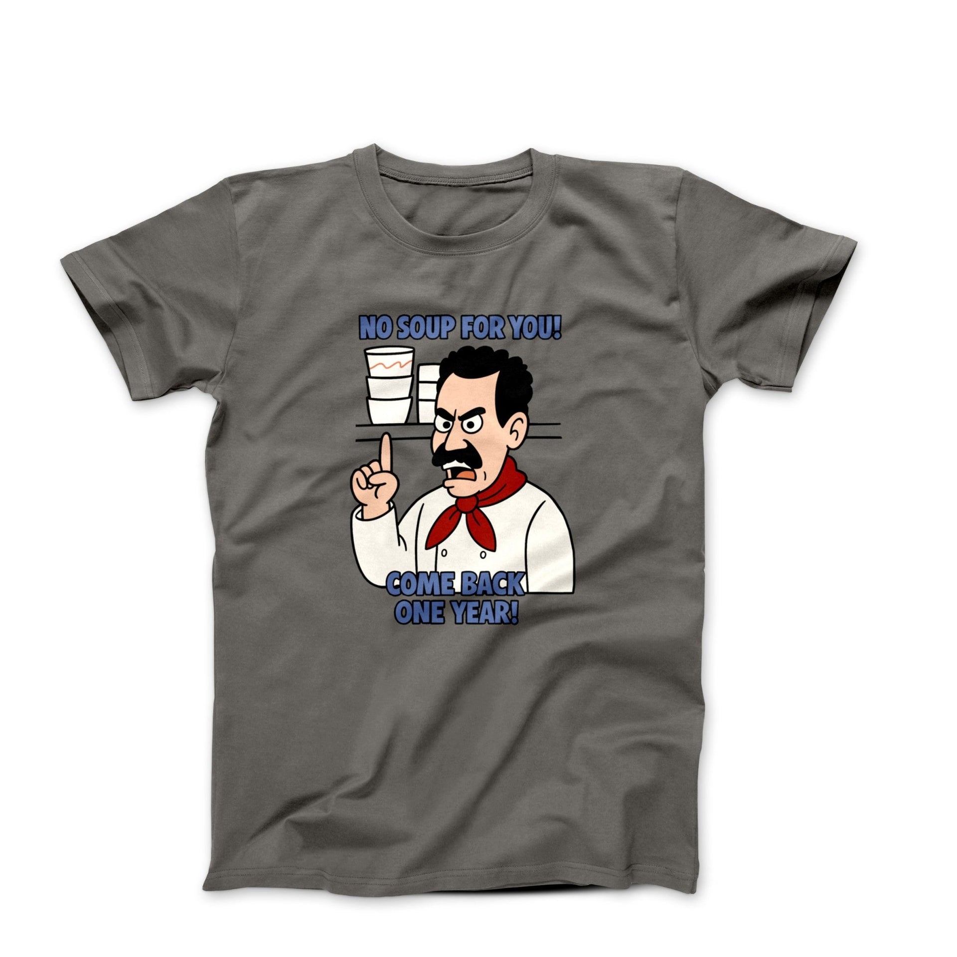 No Soup for You! Illustration T-Shirt - Comics, Movies & Music - Harvey Ltd
