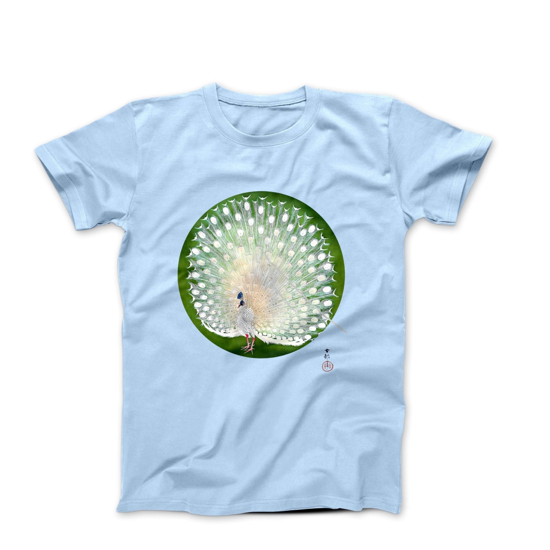 Ohara Koson Peacock (1930) Artwork T-shirt - Clothing - Harvey Ltd