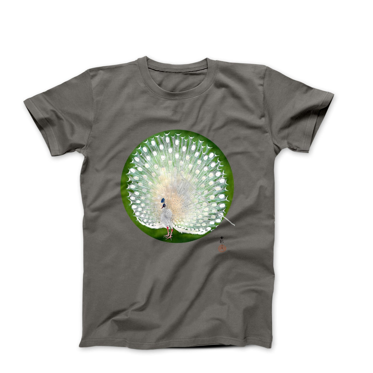 Ohara Koson Peacock (1930) Artwork T-shirt - Clothing - Harvey Ltd