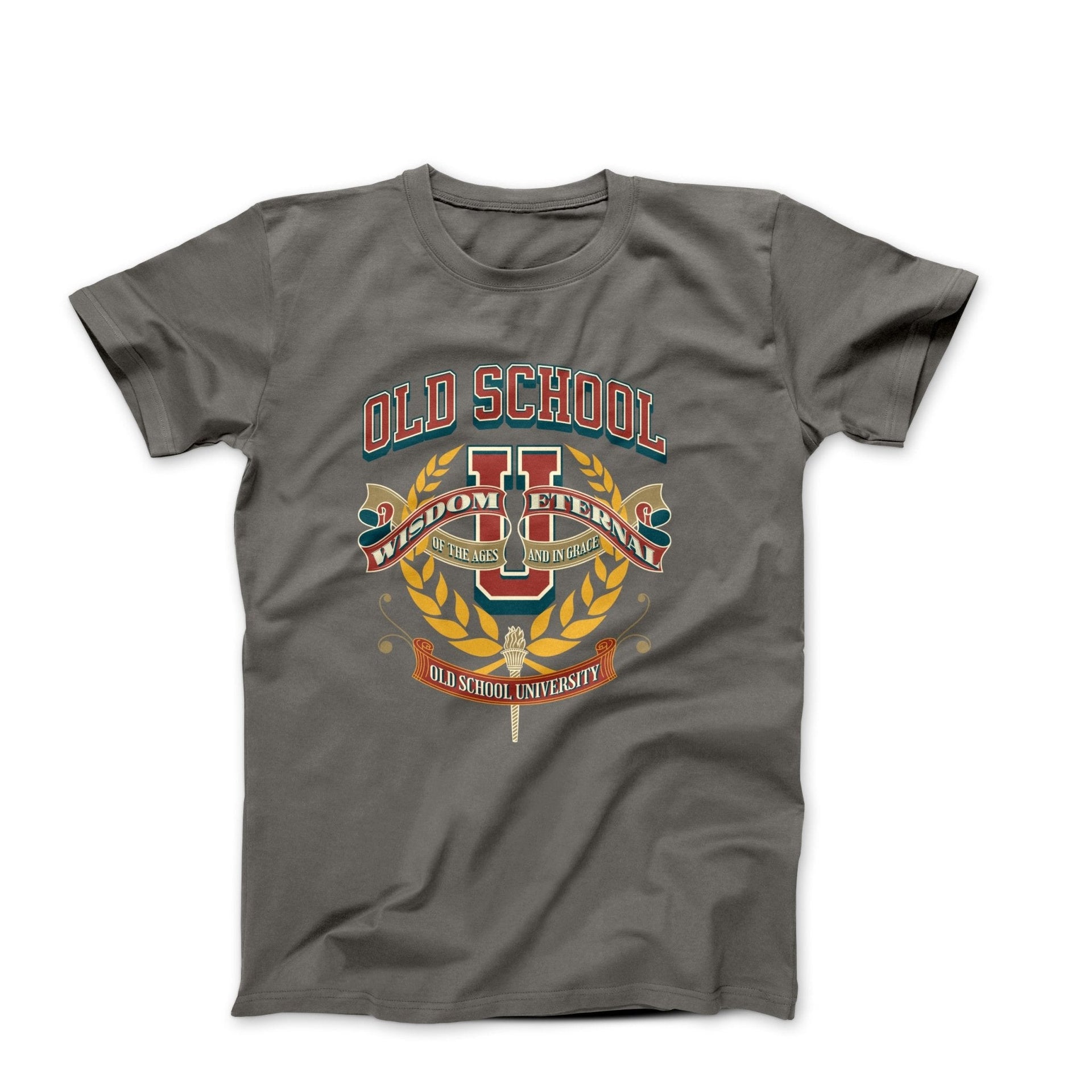Old School University Illustration T-shirt - Humorous, Lifestyle & Others - Harvey Ltd
