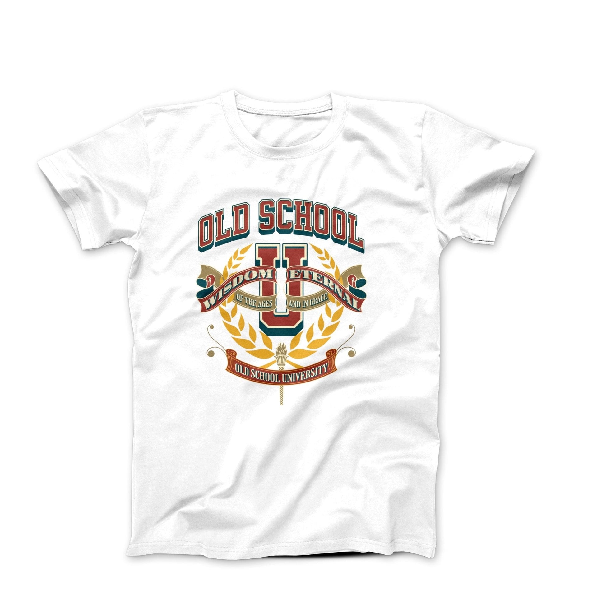 Old School University Illustration T-shirt - Humorous, Lifestyle & Others - Harvey Ltd