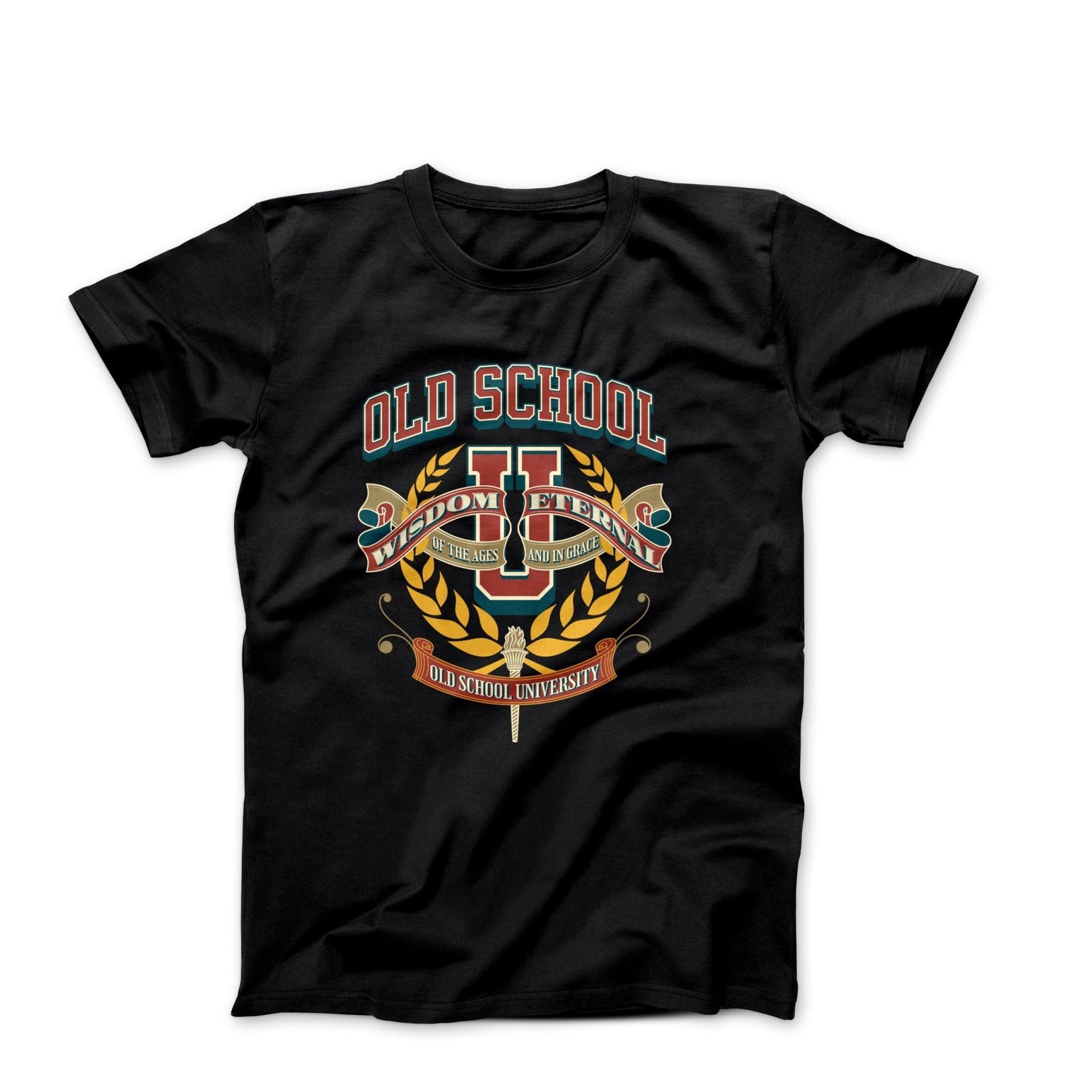Old School University Illustration T-shirt - Humorous, Lifestyle & Others - Harvey Ltd