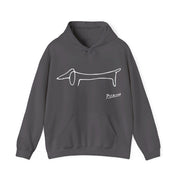 Pablo Picasso Dachshund (Lump) Artwork Hoodie - Clothing - Harvey Ltd