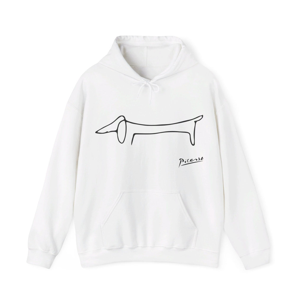 Pablo Picasso Dachshund (Lump) Artwork Hoodie - Clothing - Harvey Ltd