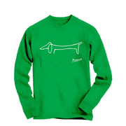 Pablo Picasso Dachshund (Lump) Artwork Long Sleeve Tee - Greatest Artists - Harvey Ltd
