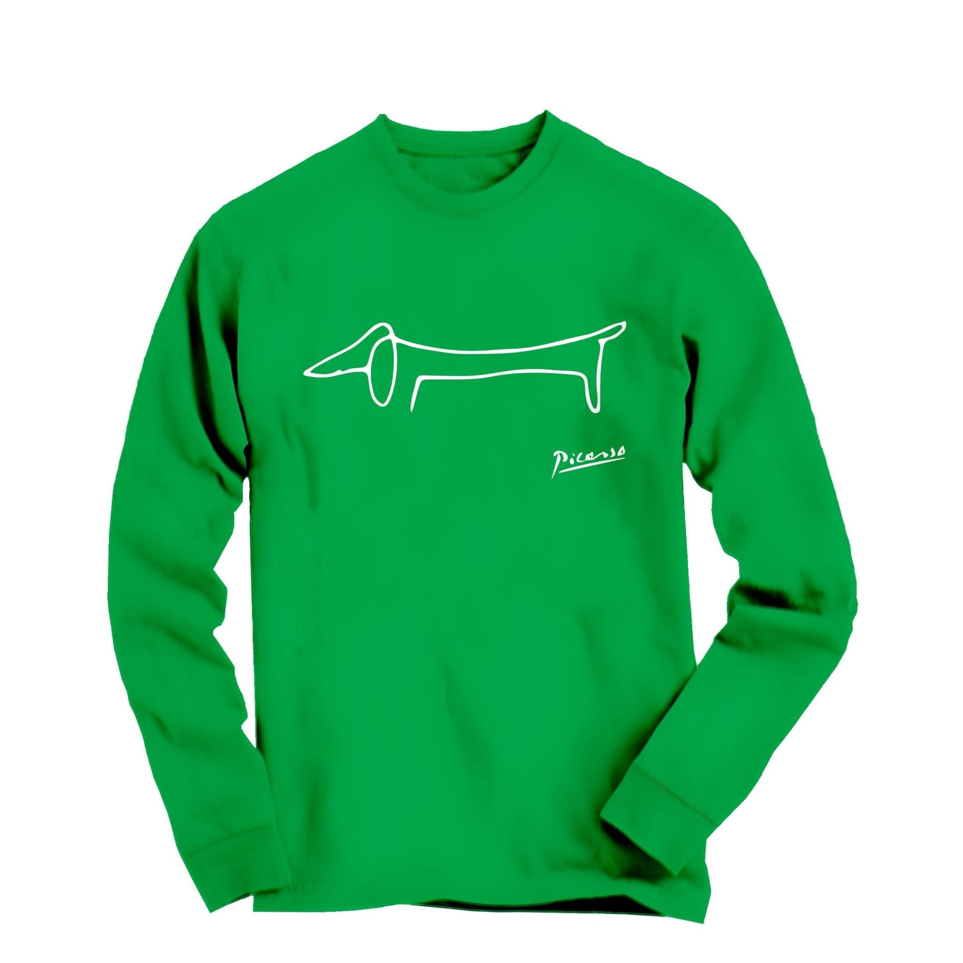 Pablo Picasso Dachshund (Lump) Artwork Long Sleeve Tee - Greatest Artists - Harvey Ltd